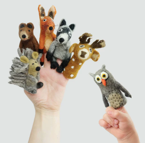 Forest Friends Finger Puppets