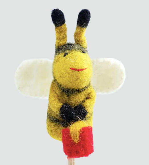 Bee Finger Puppets