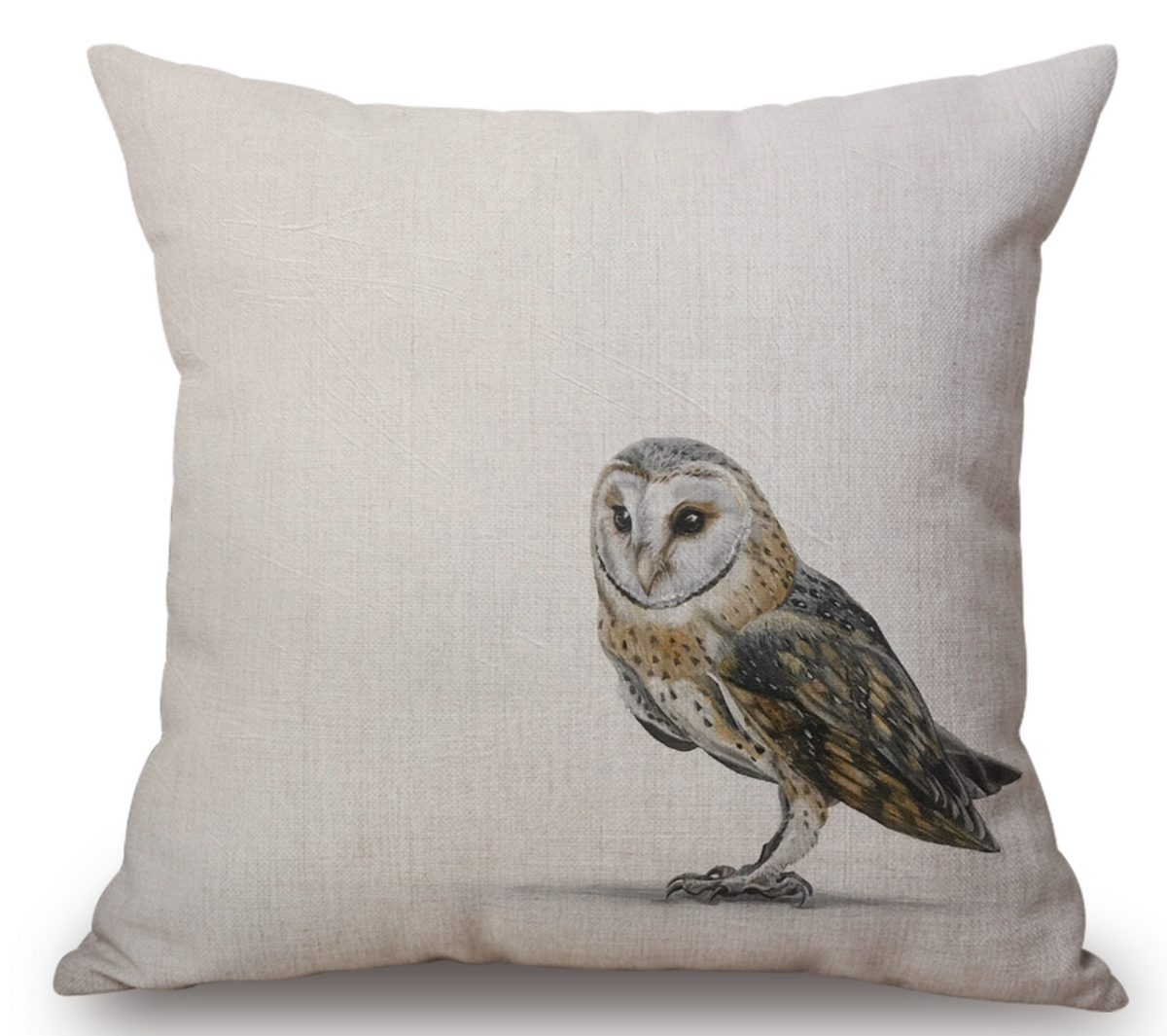 Owl Natural Pillow
