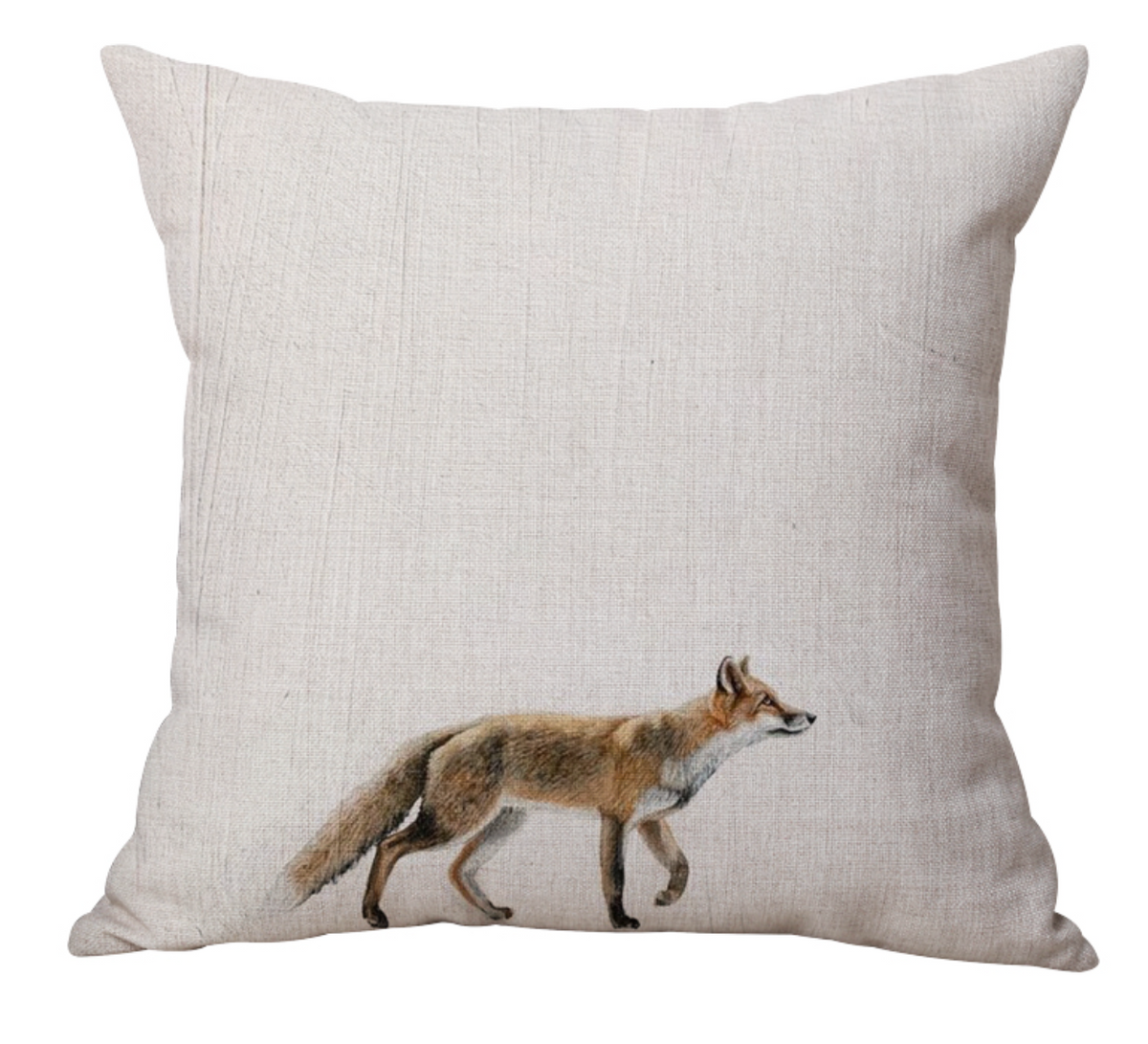 Fox Natural Pillow