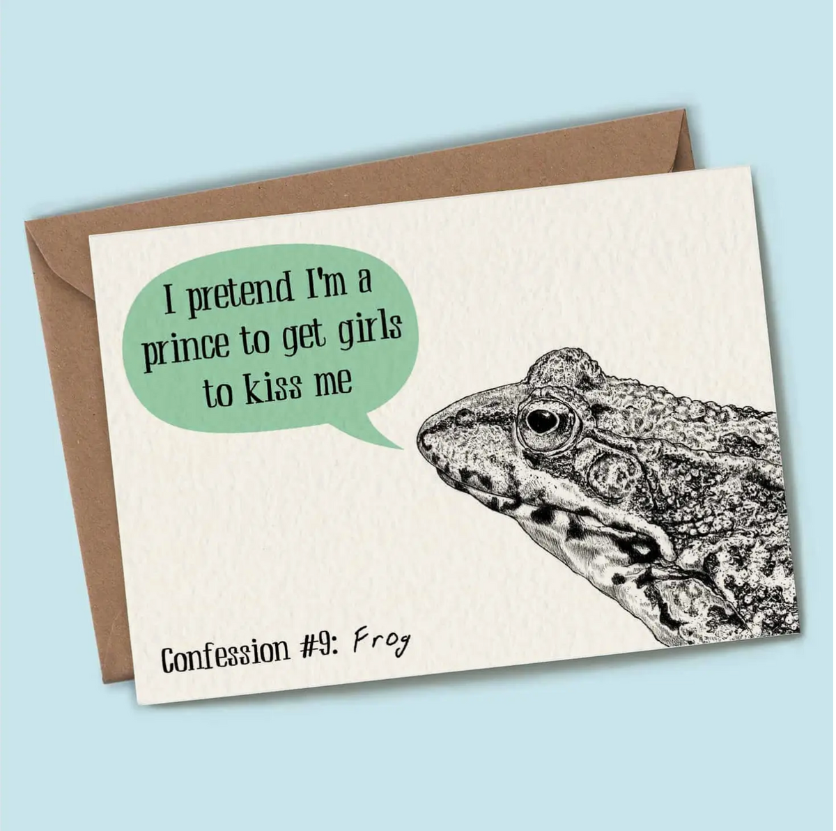 Confession Cards: I pretend I'm a Prince - Frog card