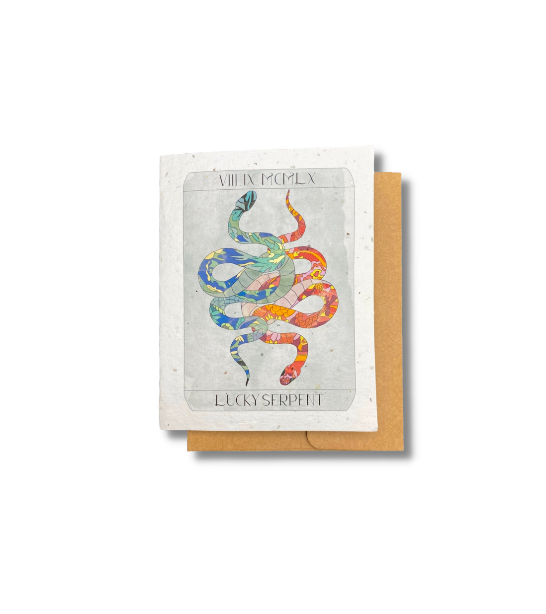 Lucky Serpent Plantable Seed Greeting Card by HOA Collective