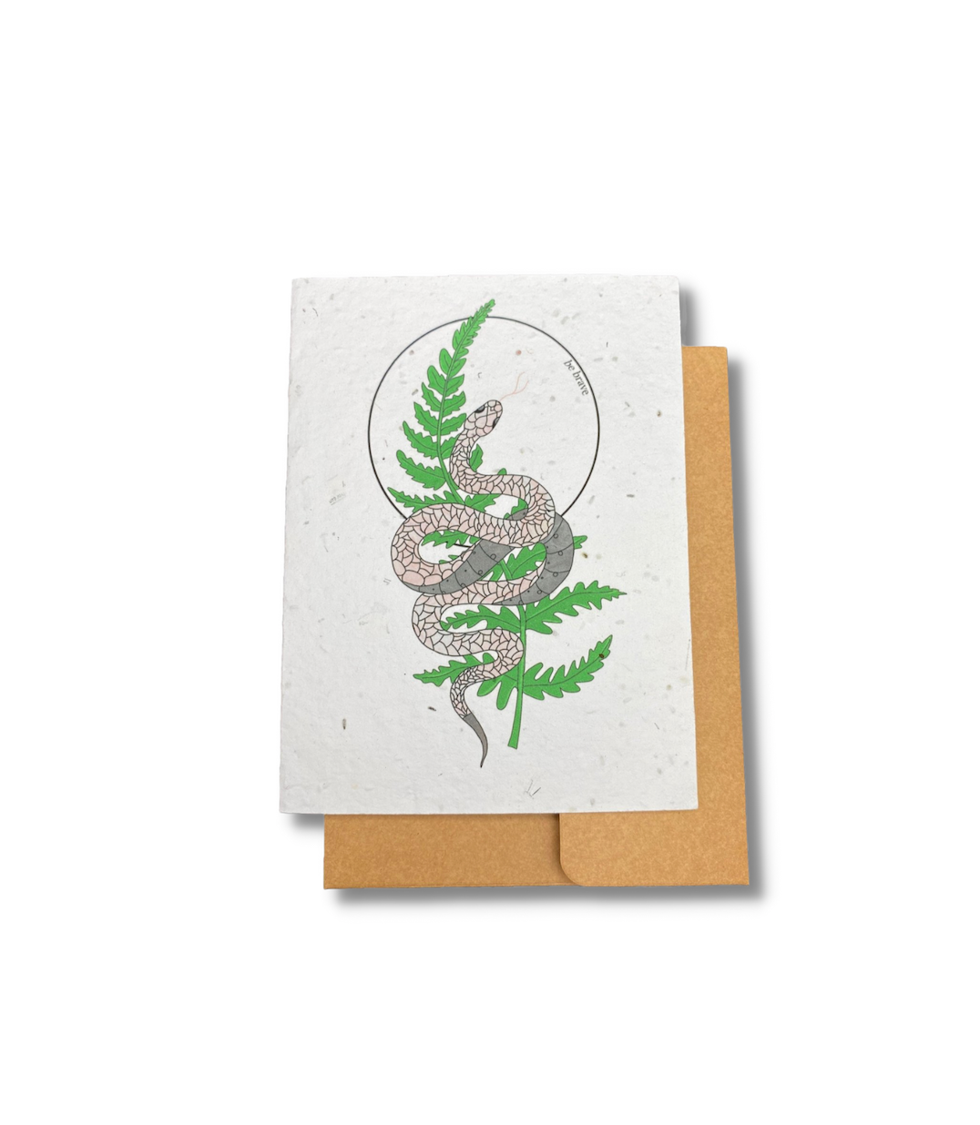 Be Brave Plantable Seed Greeting Card by HOA Collective