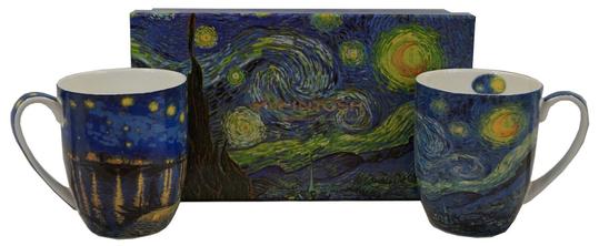 McIntosh 2 Piece Mug Set- Vincent Van Gogh- Starry Nights