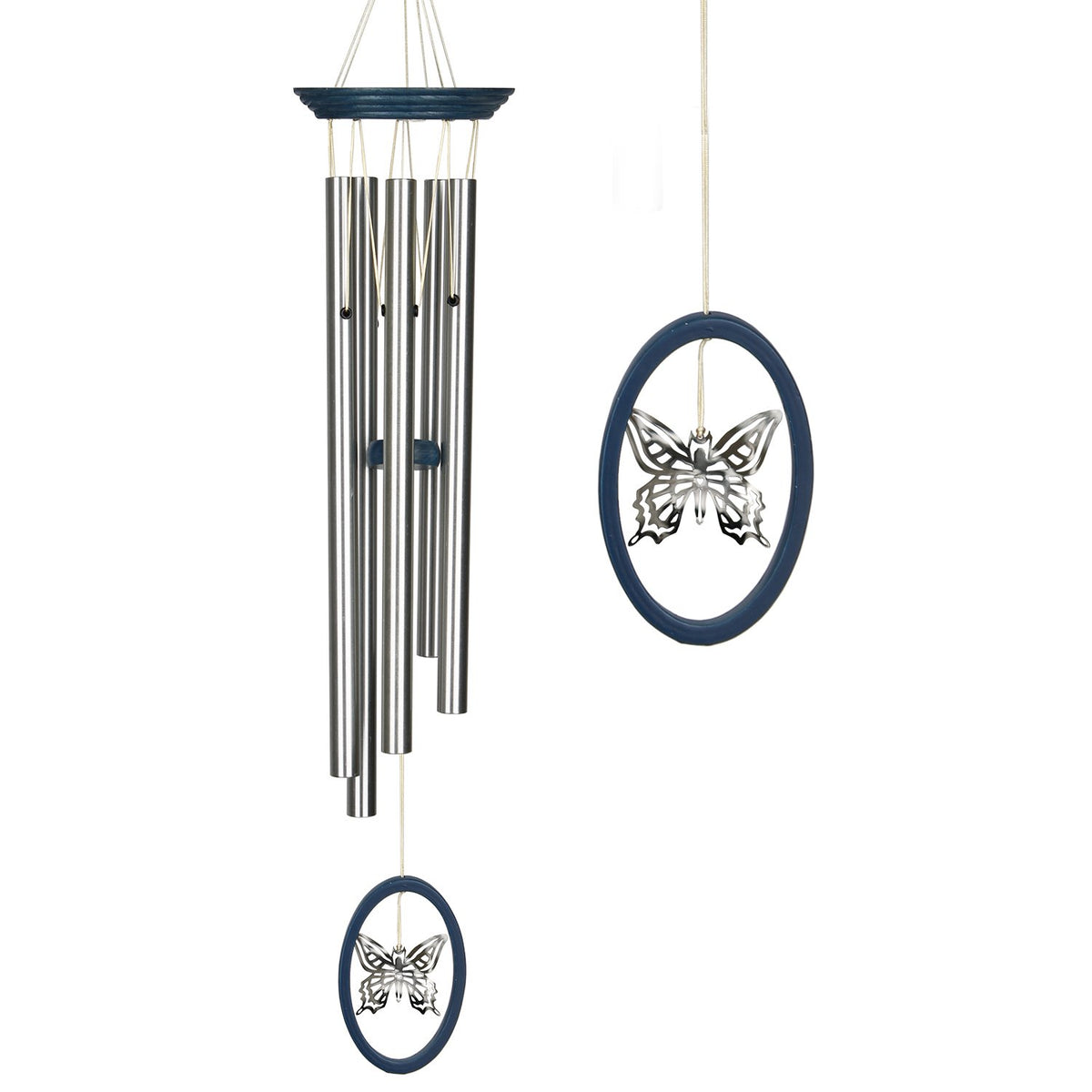 Wind Fantasy Chimes- Butterfly Silver