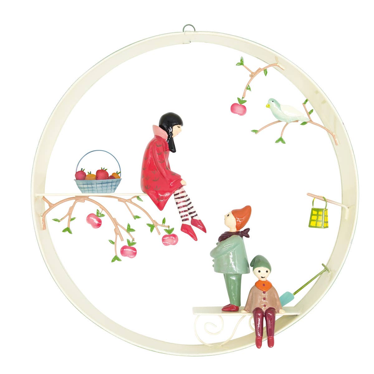 Mobile Hoop Snow White Scene - Decoration