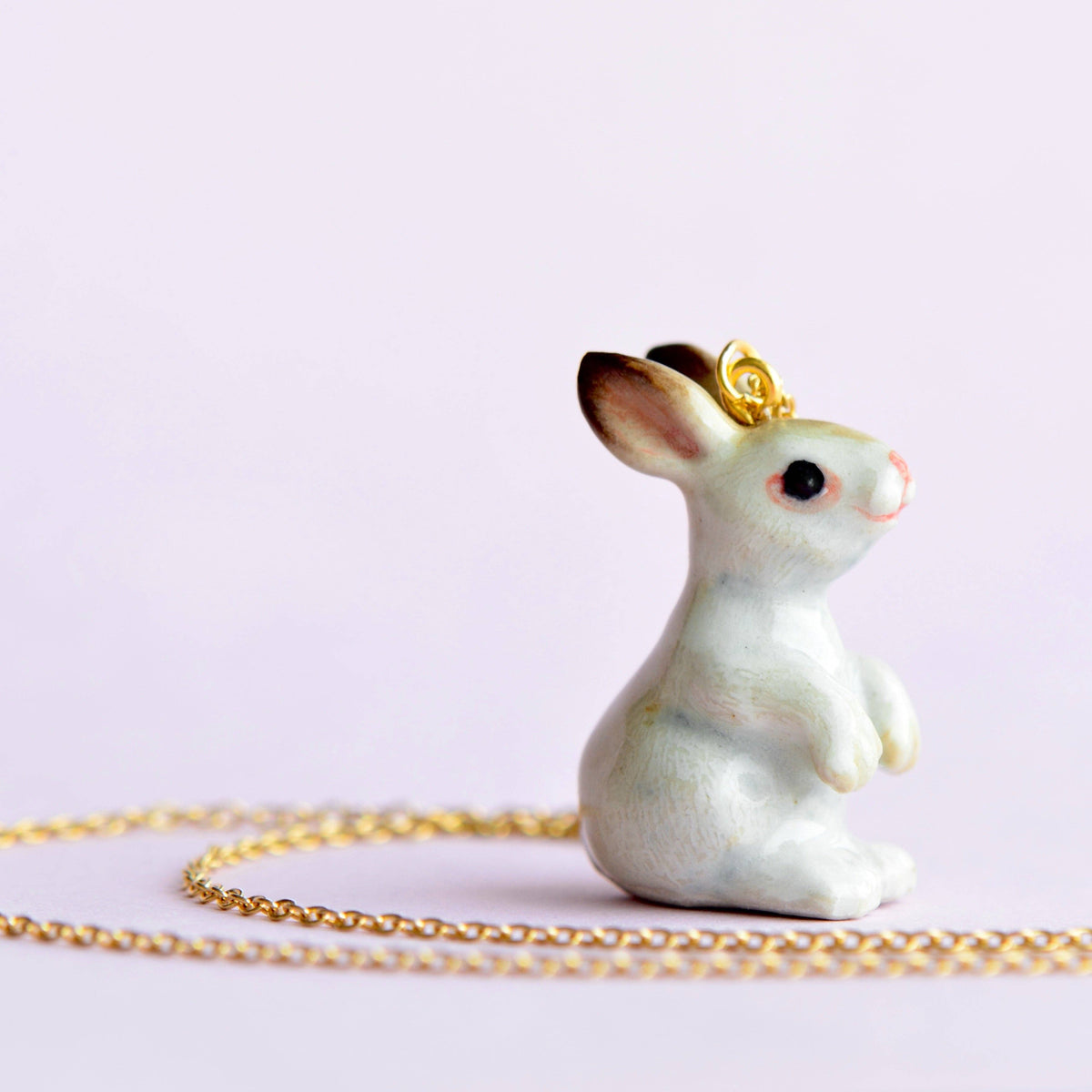 Camp Hollow - White Rabbit Necklace