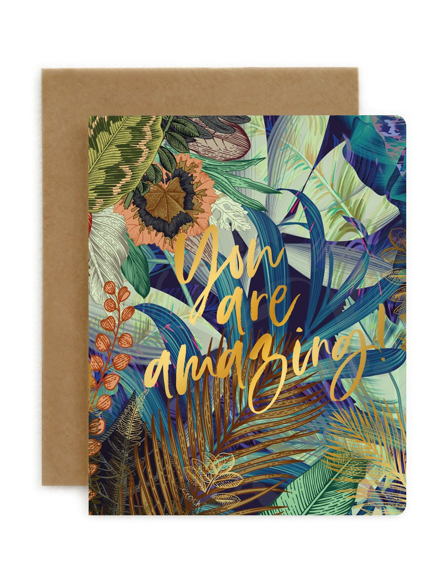 Jungle 'You Are Amazing!' Card