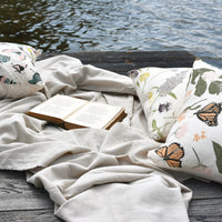 Hummingbird Garden Pillow Cover
