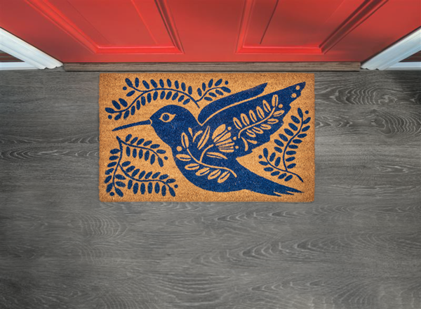 Boho Hummingbird Doormat