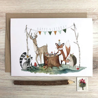 Canyon & Cove - Woodland Birthday Card