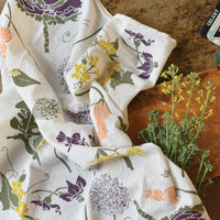 Flowering Veggies Kitchen Towel