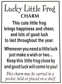 Lucky Little Frog Charm