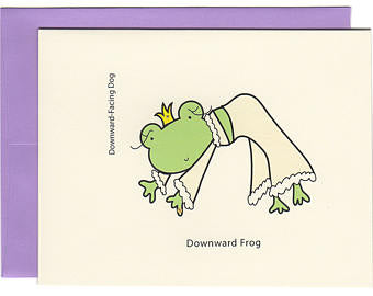 Card- Downward Frog