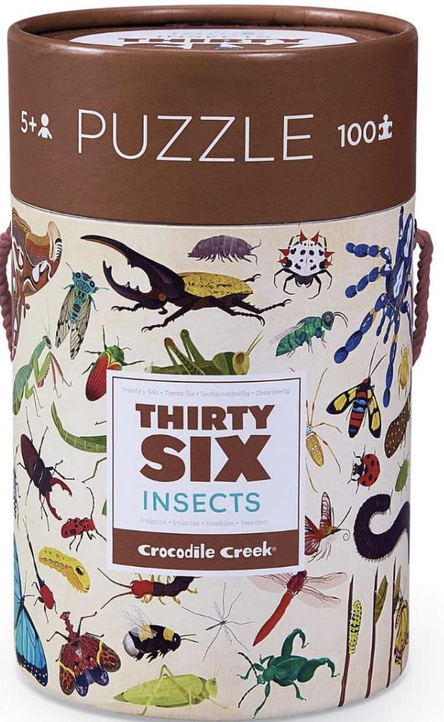 Crocodile Creek- Amazing Insects 100 Piece Puzzle