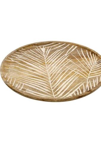 Carved Fern Plate