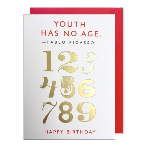 Birthday Card: Youth Has No Age