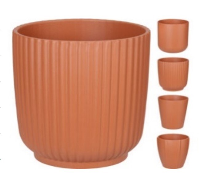 Textured Terracotta Pots