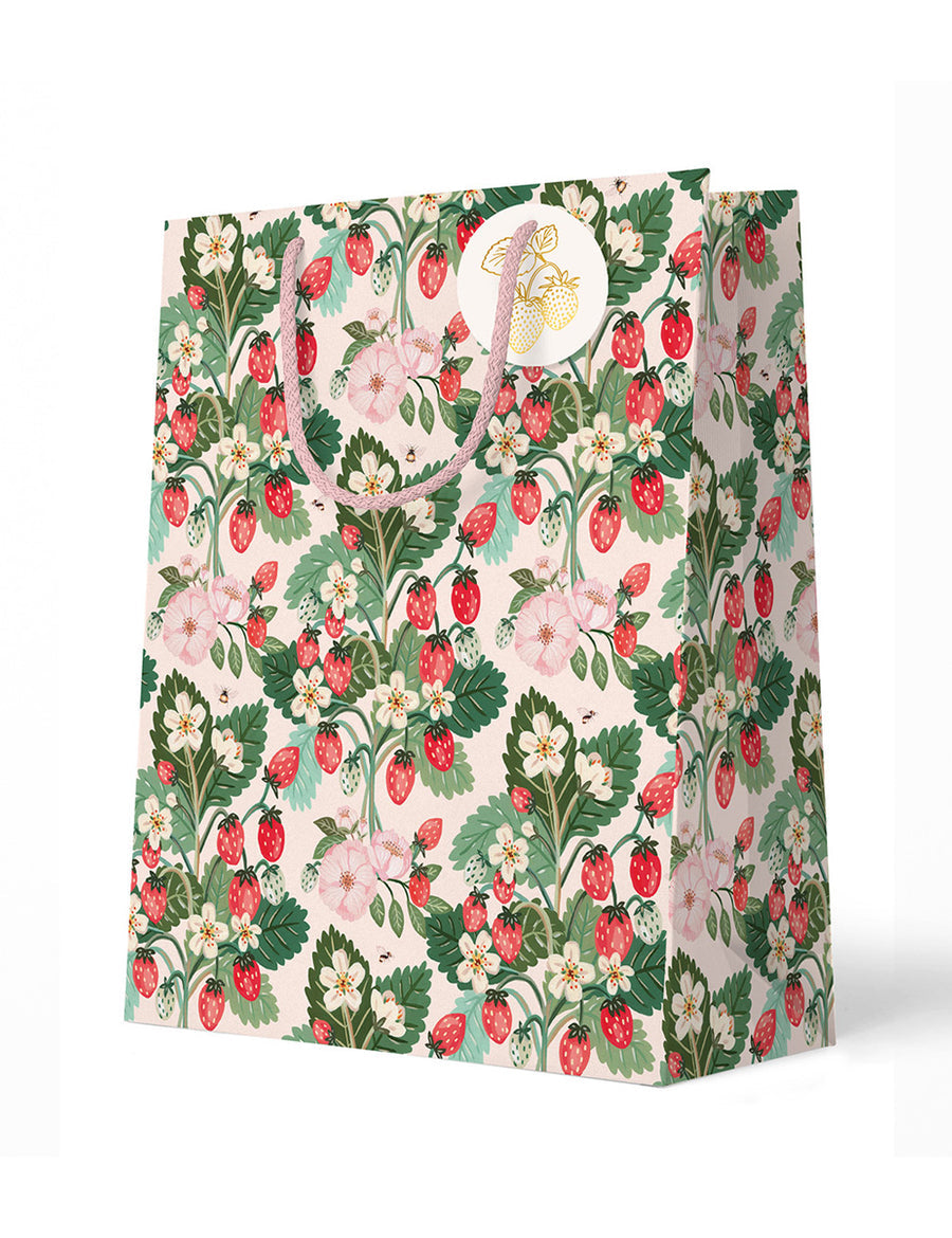 Large Gift Bag – Strawberries