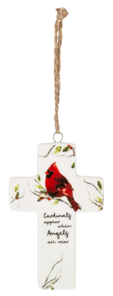 Cardinal Ornament - Cardinals Appear When Angels are Near