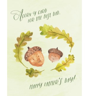 Father's Day Card- Acorn-y Card For The Best Dad