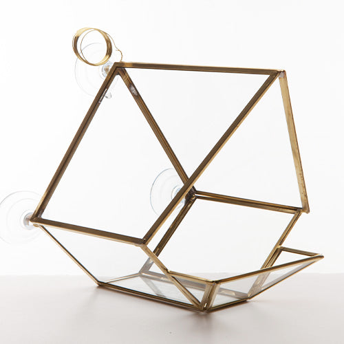 Window Feeder - Moore Design - Glass and Brass