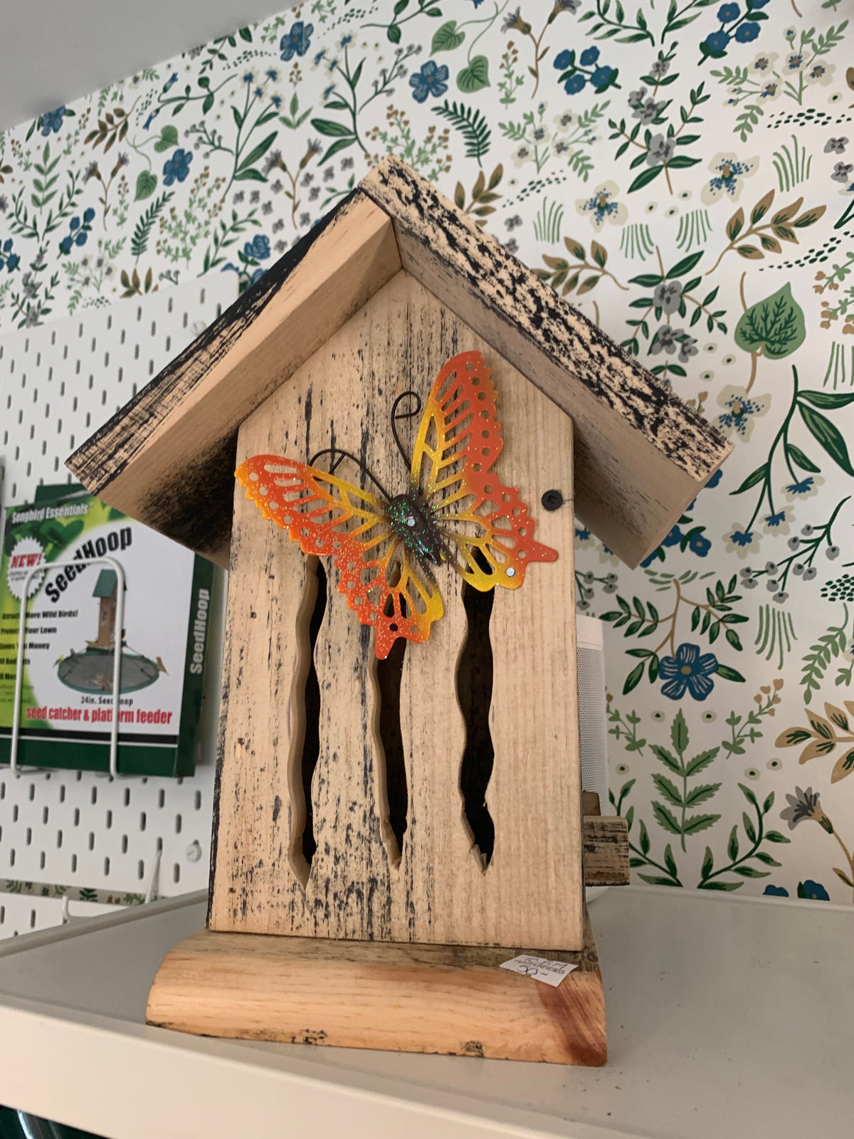 Unique Handmade Wooden Butterfly House