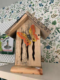 Handmade Wooden Butterfly House
