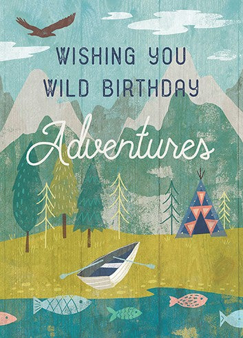 Birthday Card: Wild Adventures